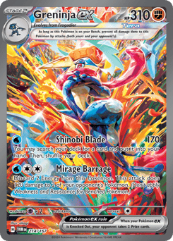 Greninja ex — Twilight Masquerade