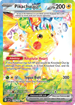 Pikachu ex — Surging Sparks