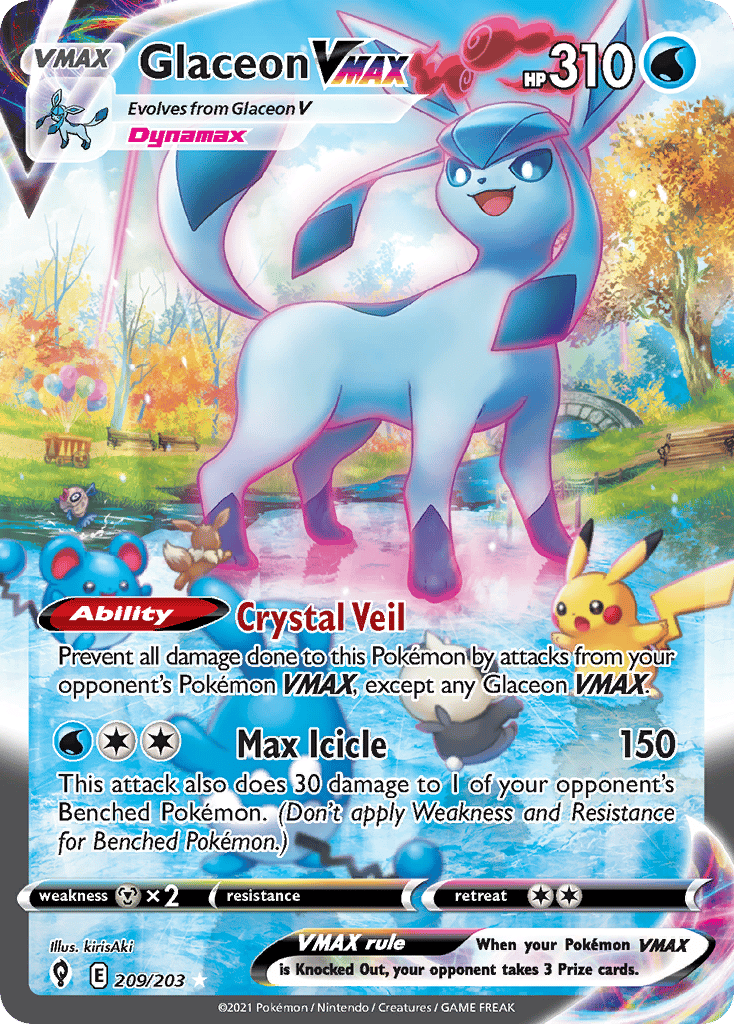 Glaceon VMAX — Evolving Skies