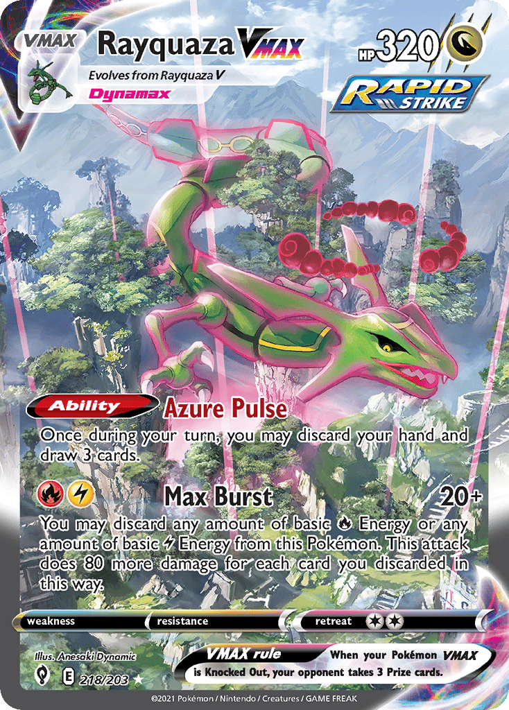 Rayquaza VMAX — Evolving Skies